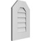 Ekena Millwork Octagonal Top Surface Mount PVC Gable Vent w/ 3-1/2"W x 1"P Standard Frame, 14"W x 20"H GVPOT14X2001SN - alternate 4